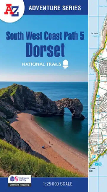 South West Coast Path 5 – Dorset by A-Z Maps