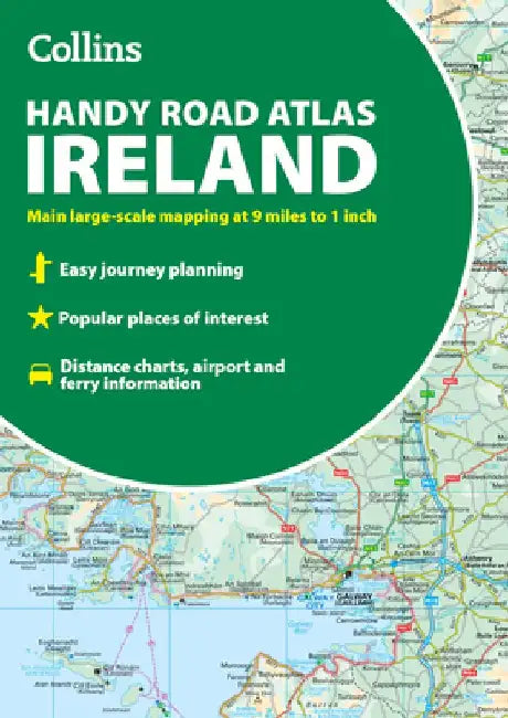 Collins Handy Road Atlas Ireland: Handy Map of Ireland Using Clear and Detailed Mapping by Collins Maps