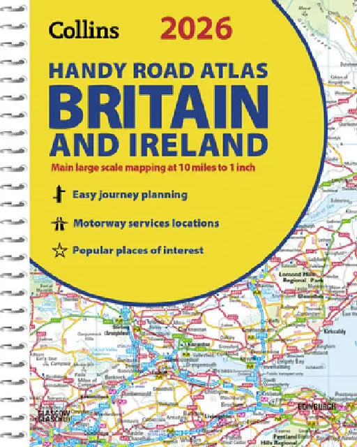 2026 Collins Handy Road Atlas Britain and Ireland by Collins Maps