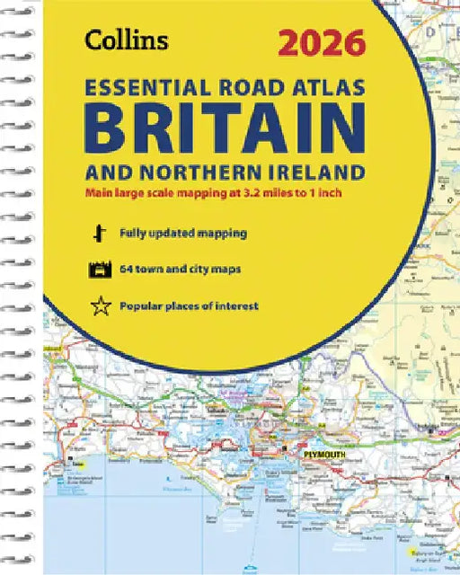 2026 Collins Essential Road Atlas Britain and Northern Ireland by Collins Maps