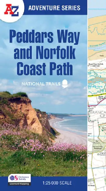 Peddars Way and Norfolk Coast Path by A-Z Maps