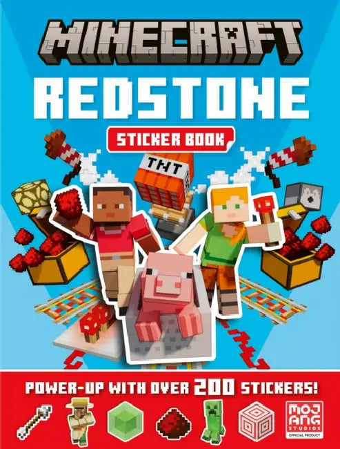 Minecraft Redstone Sticker Book by Mojang AB