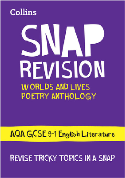 Worlds and Lives Poetry Cluster AQA GCSE 9-1 English Literature Revision Guide: Ideal for the 2026 and 2027 Exams by Collins GCSE