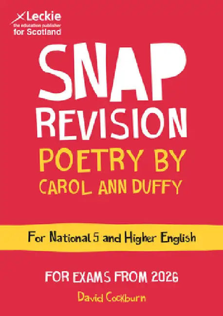 National 5/Higher English Revision: Poetry by Norman MacCaig: Revision Guide for the Sqa English Exams by David Cockburn