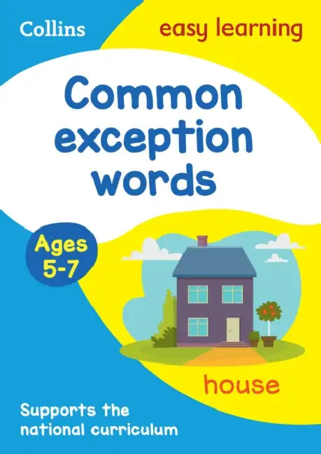 Common exception words Activity book Ages 5-7 by Collins Easy Learning