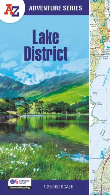 Lake District Adventure Atlas: With Ordnance Survey Mapping by A-Z Maps