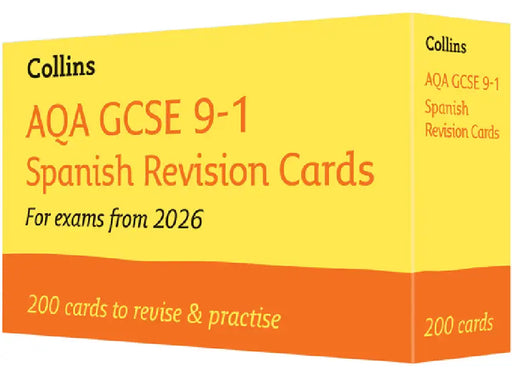 AQA GCSE 9-1 Spanish Vocabulary Revision Cards: Ideal for the 2026 and 2027 Exams by Michael  Anthony Steele