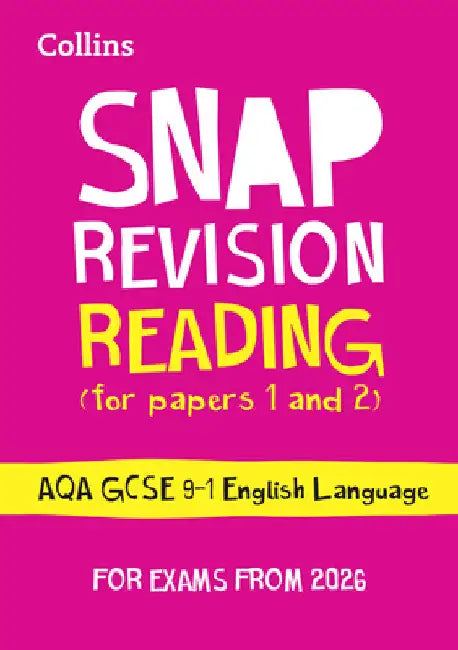 AQA GCSE 9-1 English Language Reading (Papers 1 & 2) Revision Guide: Ideal for the 2026 and 2027 Exams by Collins GCSE