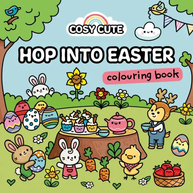 Cosy Cute Hop into Easter: Colouring Book by Farshore