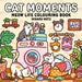 Cat Moments: Meow Life Colouring Book for All Ages by Hikaru Kotz