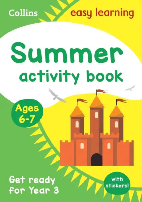 Year 2 to Year 3 Summer Activity Book with stickers by Collins Easy Learning