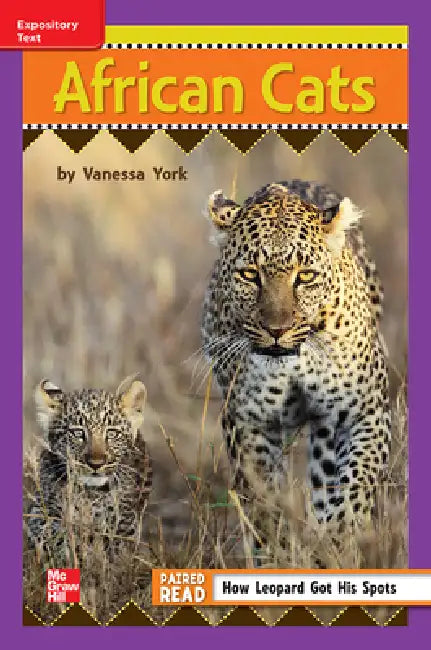 Reading Wonders Leveled Reader African Cats: Ell Unit 6 Week 4 Grade 3 by McGraw Hill