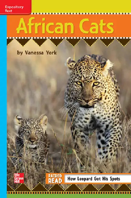Reading Wonders Leveled Reader African Cats: On-Level Unit 6 Week 4 Grade 3 by McGraw Hill