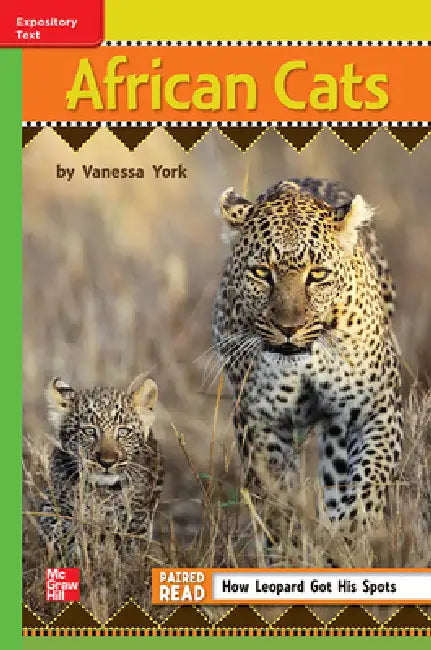 Reading Wonders Leveled Reader African Cats: Beyond Unit 6 Week 4 Grade 3 by McGraw Hill