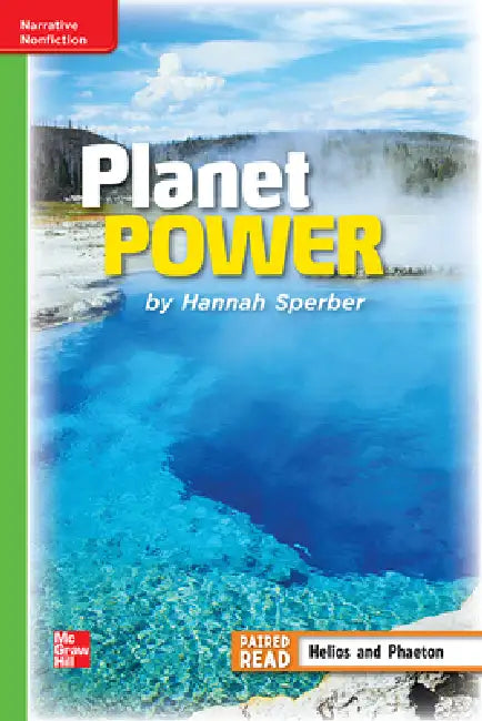 Reading Wonders Leveled Reader Planet Power: Beyond Unit 6 Week 3 Grade 4 by McGraw Hill