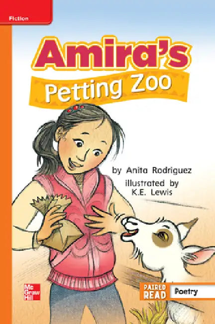 Reading Wonders Leveled Reader Amira's Petting Zoo: Approaching Unit 2 Week 5 Grade 2 by McGraw Hill