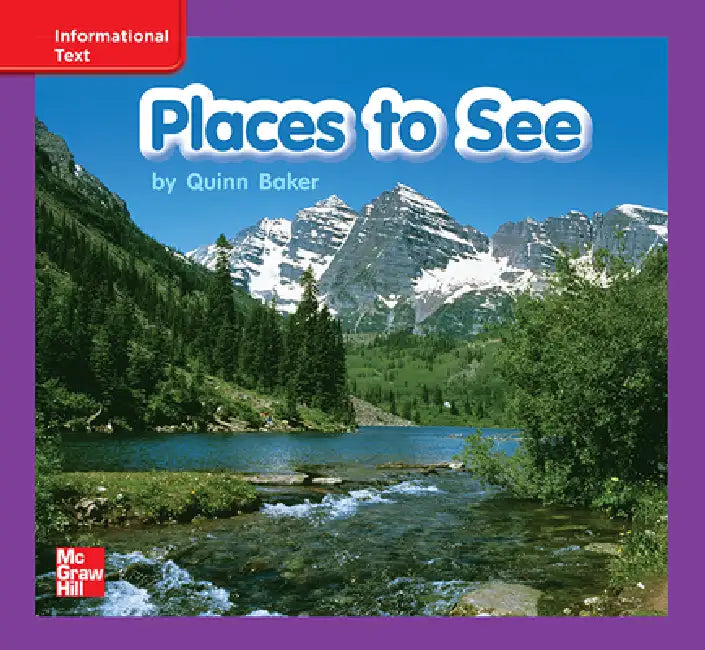 Reading Wonders Leveled Reader Places to See: Ell Unit 8 Week 2 Grade K by McGraw Hill