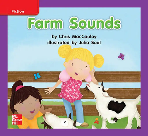 Reading Wonders Leveled Reader Farm Sounds: Ell Unit 3 Week 2 Grade K by McGraw Hill