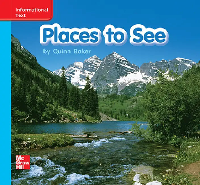 Reading Wonders Leveled Reader Places to See: On-Level Unit 8 Week 2 Grade K by McGraw Hill