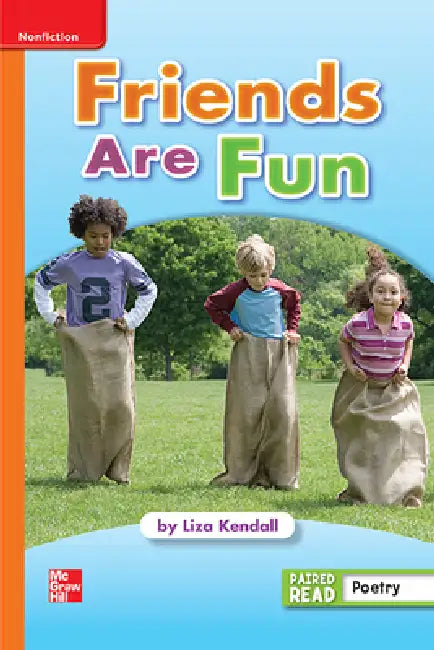 Reading Wonders Leveled Reader Friends Are Fun: Approaching Unit 1 Week 4 Grade 1 by McGraw Hill