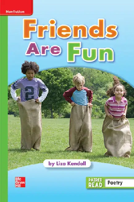 Reading Wonders Leveled Reader Friends Are Fun: Beyond Unit 1 Week 4 Grade 1 by McGraw Hill