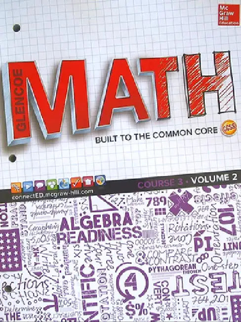 Glencoe Math, Course 3, Student Edition, Volume 2 by McGraw Hill