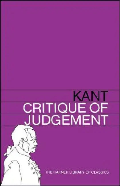 Critique of Judgement by Immanuel Kant