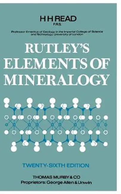 Rutley's Elements of Mineralogy by Frank Rutley