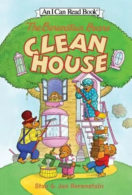 The Berenstain Bears Clean House [With Stickers] by Jan Berenstain