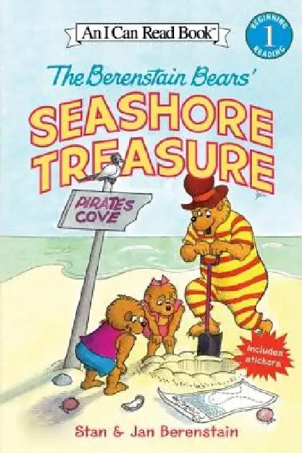 The Berenstain Bears' Seashore Treasure [With Stickers] by Jan Berenstain