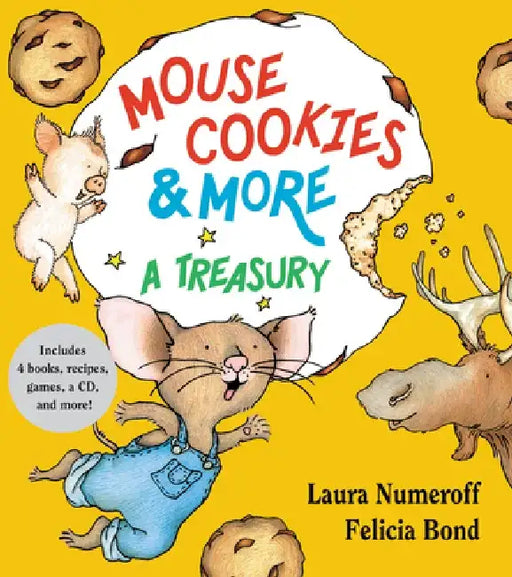Mouse Cookies & More: A Treasury [With CD (Audio)-- 8 Songs and Celebrity Readings] by Laura Numeroff
