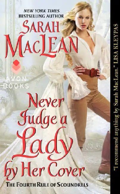 Never Judge a Lady by Her Cover by Sarah MacLean