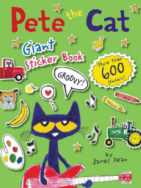 Pete the Cat Giant Sticker Book by James Dean