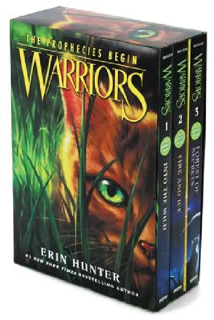 Warriors Box Set: Volumes 1 to 3: Into the Wild, Fire and Ice, Forest of Secrets by Erin Hunter
