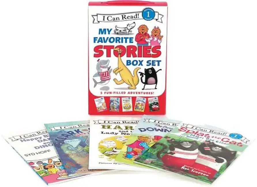 I Can Read My Favorite Stories Box Set: Happy Birthday, Danny and the Dinosaur!; Clark the Shark: Tooth Trouble; Harry and the Lady Next Door; The Ber by Stan Berenstain