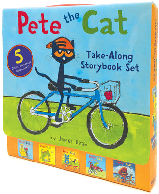 Pete the Cat Take-Along Storybook Set: 5-Book 8x8 Set by James Dean