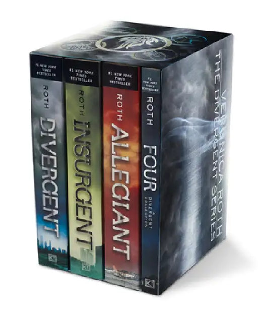 Divergent Series Set: Divergent, Insurgent, Allegiant, Four by Veronica Roth