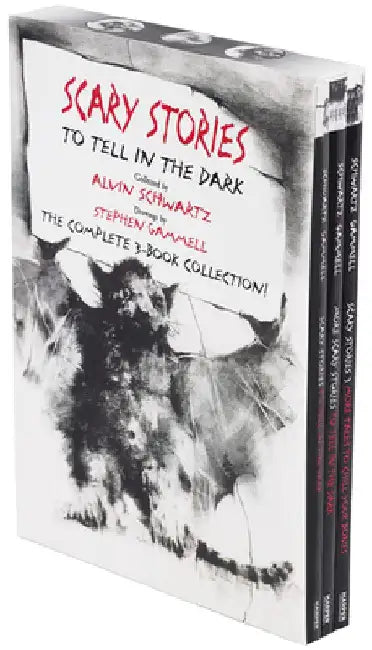 Scary Stories Set: The Complete 3-Book Collection by Alvin Schwartz