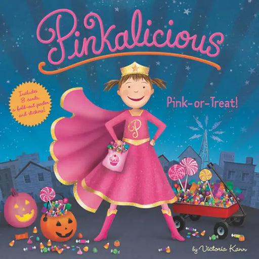 Pinkalicious: Pink or Treat!: Includes 8 Cards, a Fold-Out Poster, and Stickers! by Victoria Kann