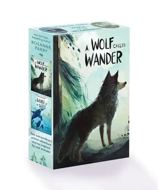 Rosanne Parry "Voice of the Wilderness" 2-Book Box Set: A Wolf Called Wander, a Whale of the Wild by Rosanne Parry
