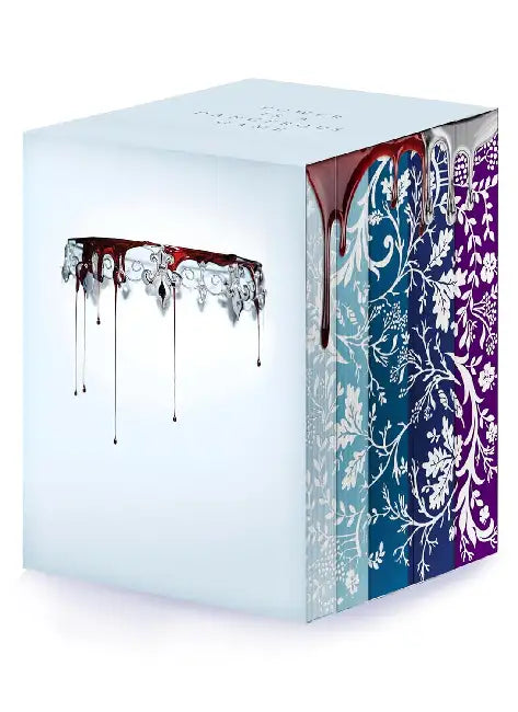 Red Queen 10th Anniversary Deluxe 5-Book Box Set with Stenciled Edges: Red Queen, Glass Sword, King's Cage, War Storm, Broken Throne by Victoria Aveyard