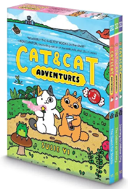 Cat & Cat Adventures 3-Book Box Set: A Graphic Novel by Susie Yi