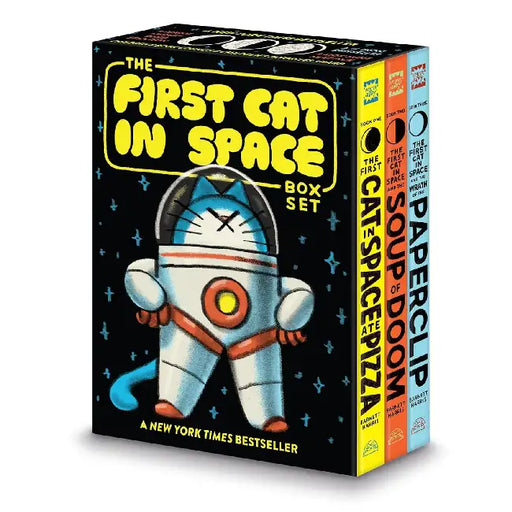 The First Cat in Space 3-Book Box Set: A Graphic Novel Collection: The First Cat in Space Ate Pizza, the First Cat in Space and the Soup of Doom, the by Mac Barnett