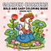 Garden Corners: Bold and Easy Coloring Book by Hikaru Kotz, Hikaru Kotz