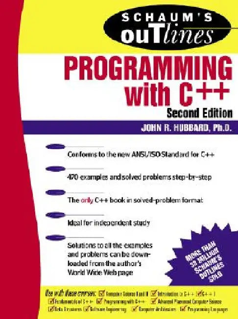 Schaum's Outline of Programming with C++ by John R. Hubbard
