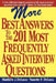 More Best Answers to the 201 Most Frequently Asked Interview Questions by Matthew J. DeLuca