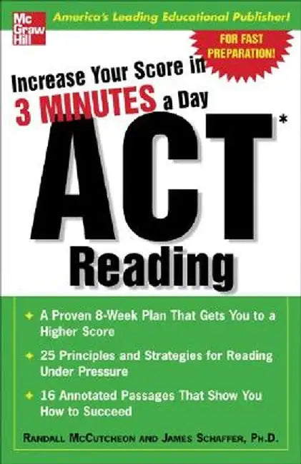 Increase Your Score in 3 Minutes a Day: ACT Reading by Randall McCutcheon