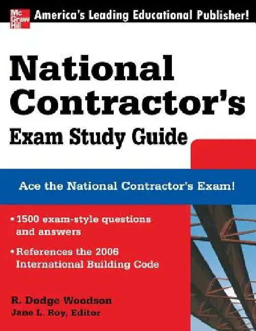 National Contractor's Exam Study Guide by R. Dodge Woodson