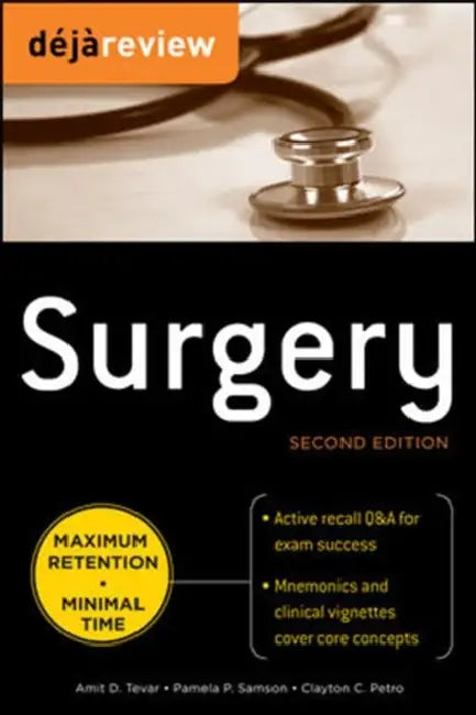 Deja Review Surgery by Amit D. Tevar