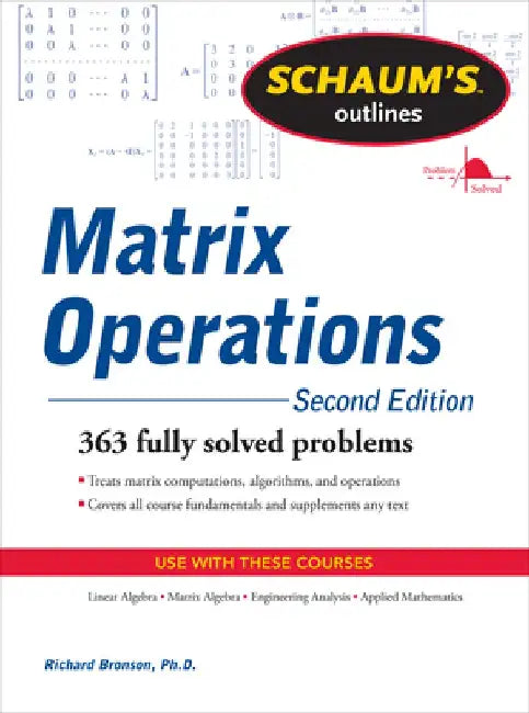 Shaum's Outlines of Matrix Operations by Richard Bronson